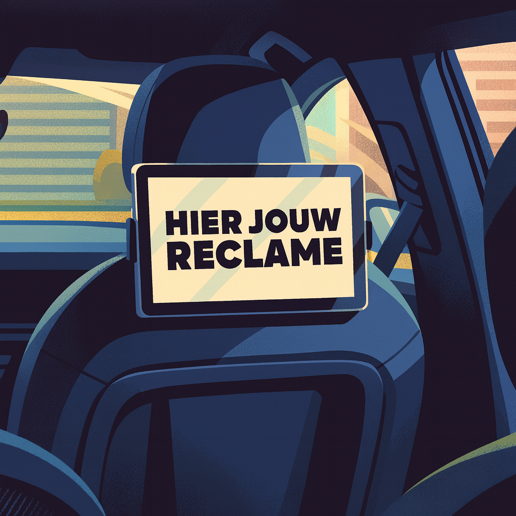 Cablets tablet in taxi